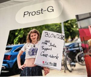 Foto einer Ausstellungswand im Kommunikationsmuseum