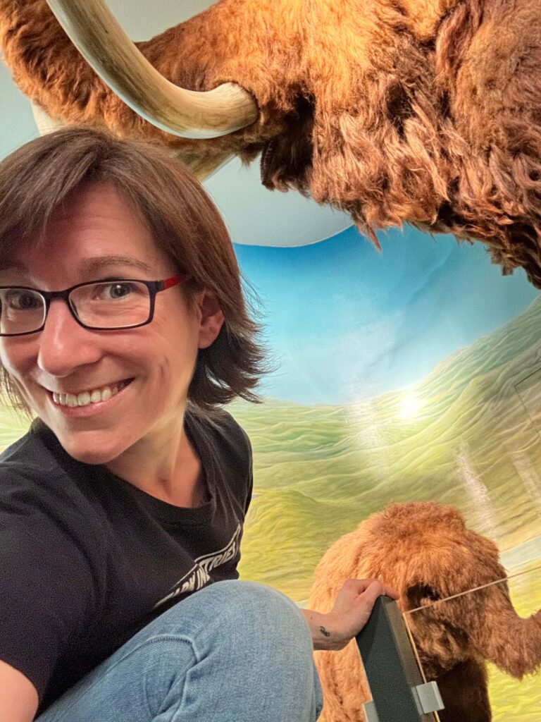 Selfie von Jay mit Mammut