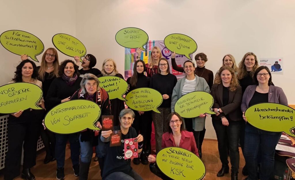 Sexarbeitsaktivismus von BesD e.V und Ver.di