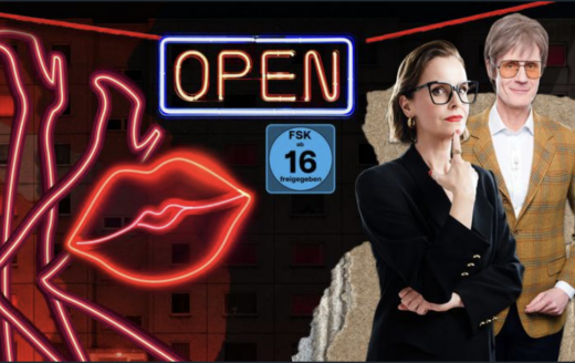 Titelbild der "Anstalt" zum Thema Prostitution mit Max Uthoff und Maike Kühl.
